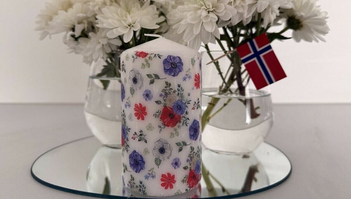 Hvordan pynte lys med servietter