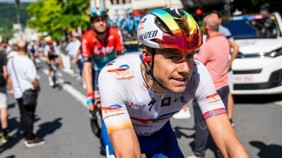 Edvald Boasson Hagen under Tour de France i fjor. Årets tour går uten ham. Foto: Fredrik Varfjell / NTB