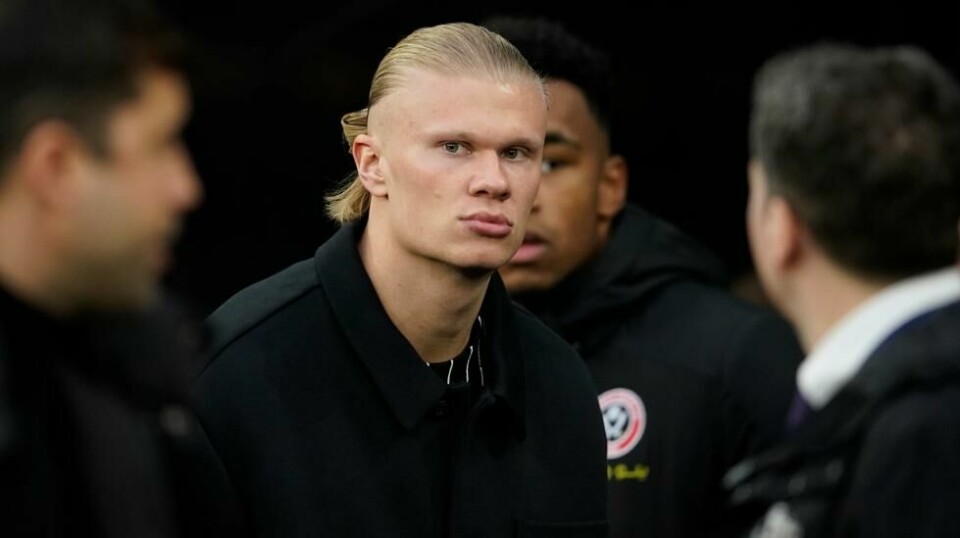Erling Braut Haaland var ikke i London. Foto: Dave Thompson / AP / NTB