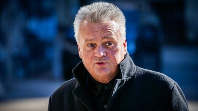 Oslo 20250314. Leder i Fellesforbundet, Jørn Eggum på vei til lønnsforhandlingene mellom LO/YS og NHO som starter med kravoverrekkelse i Næringslivets hus fredag. Foto: Ole Berg-Rusten / NTB