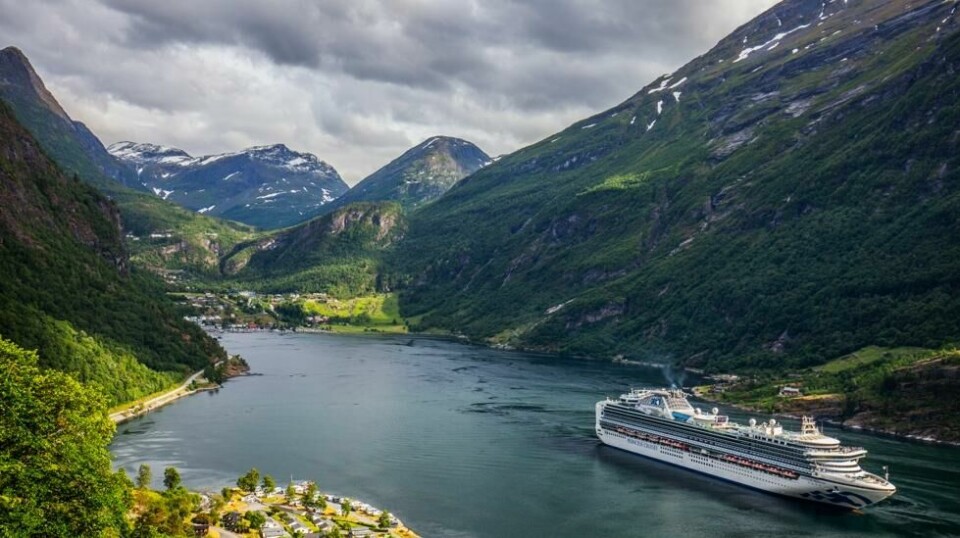 Bryllupet finner sted i Geiranger, innerst i Geirangerfjorden. Foto: Halvard Alvik / NTB