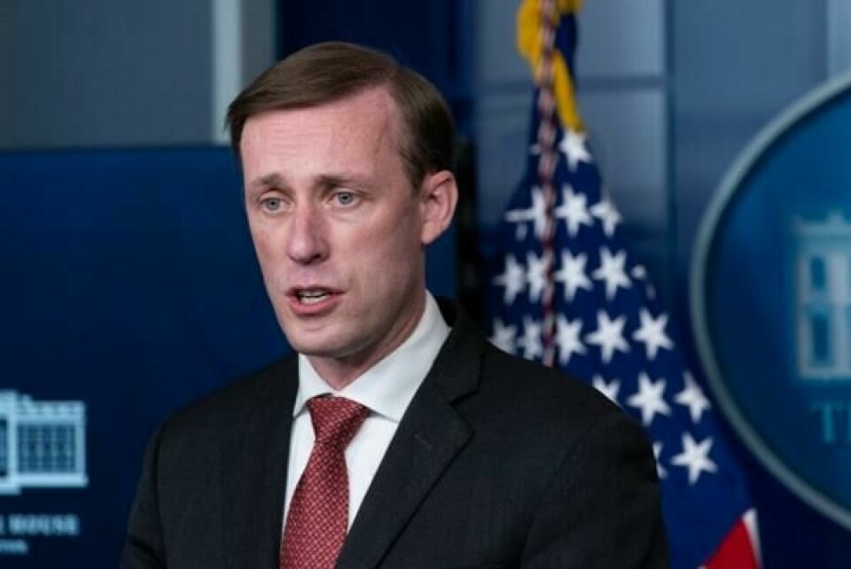 Jake Sullivan var Joe Bidens nasjonale sikkerhetsrådgiver. Jake Sullivan var Joe Bidens nasjonale sikkerhetsrådgiver. Foto: Alex Brandson / AP / NTB