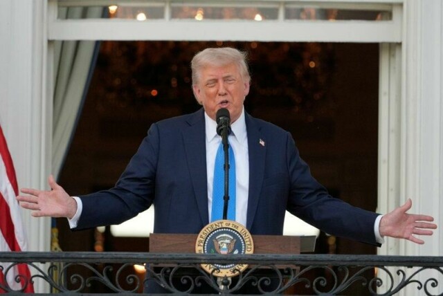 – Jeg må handle for å beskytte USAs nasjonale sikkerhet, nasjonale interesser og det amerikanske folk, sier president Donald Trump