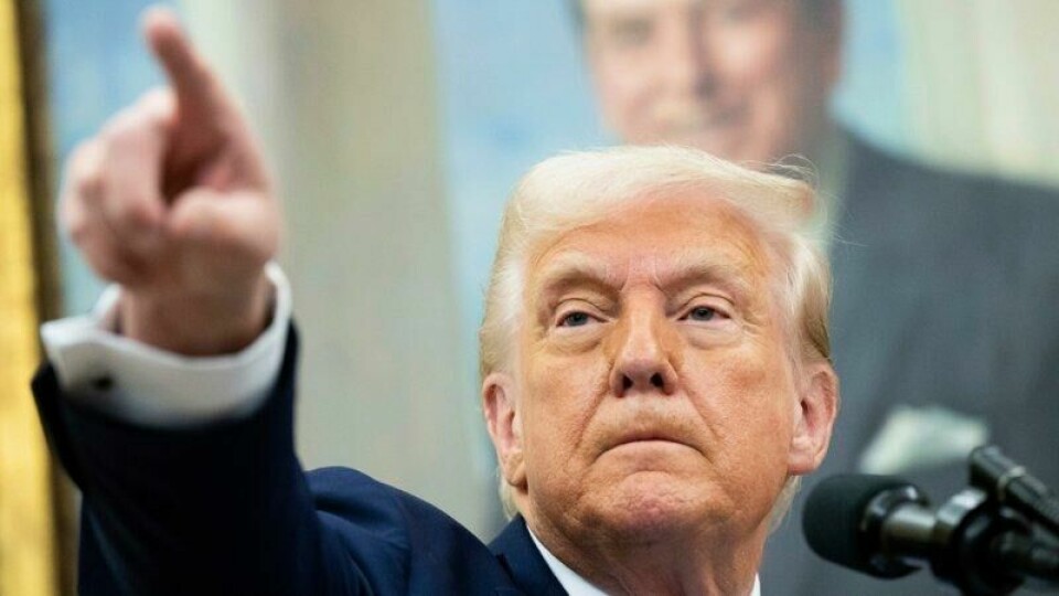 President Donald Trump sier at han er 100 prosent sikker på at Grønland vil bli en del av USA. President Donald Trump sier at han er 100 prosent sikker på at Grønland vil bli en del av USA. Foto: AP / NTB