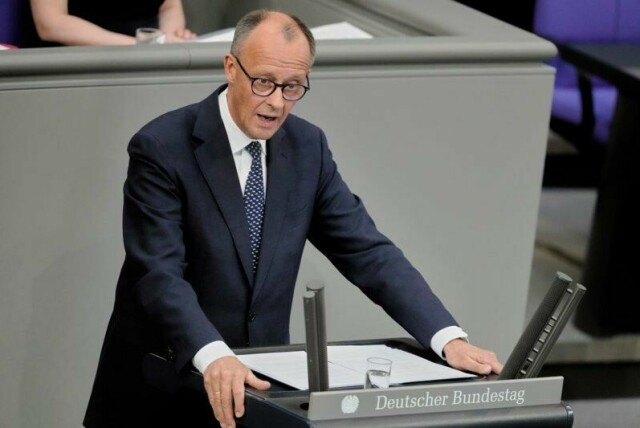 Friedrich Merz holdt onsdag sin første store tale som forbundskansler i den tyske nasjonalforsamlingen.