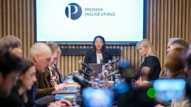 Pressens Faglige Utvalg, ledet av Anne Weider Aasen.