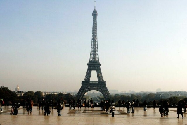 Eiffeltårnet i Paris.