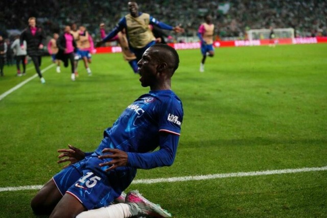 Nicolas Jackson ble matchvinner for Chelsea i conferenceligafinalen.