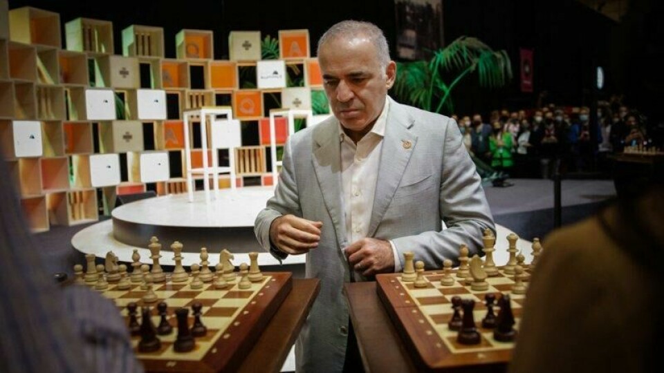 Sjakklegenden Garry Kasparov. Sjakklegenden Garry Kasparov. Foto: AFP / NTB