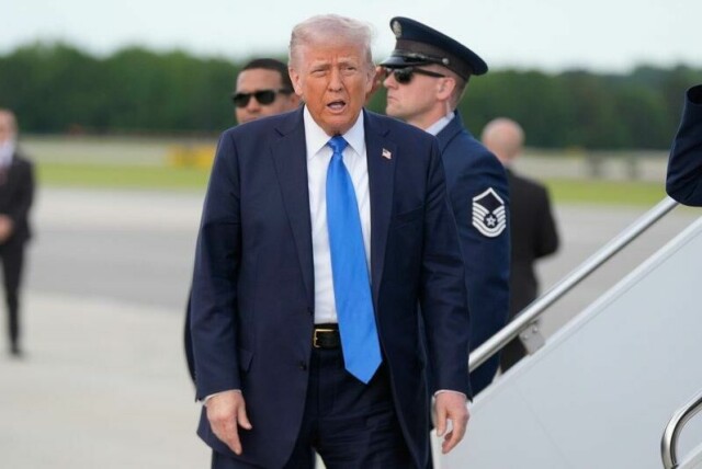 USAs president Donald Trump.
