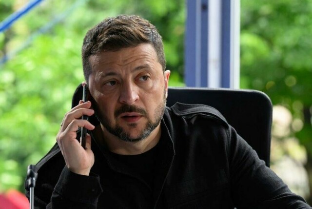 Ukrainas president Volodymyr Zelenskyj under et europeisk toppmøte i Albania i midten av mai.