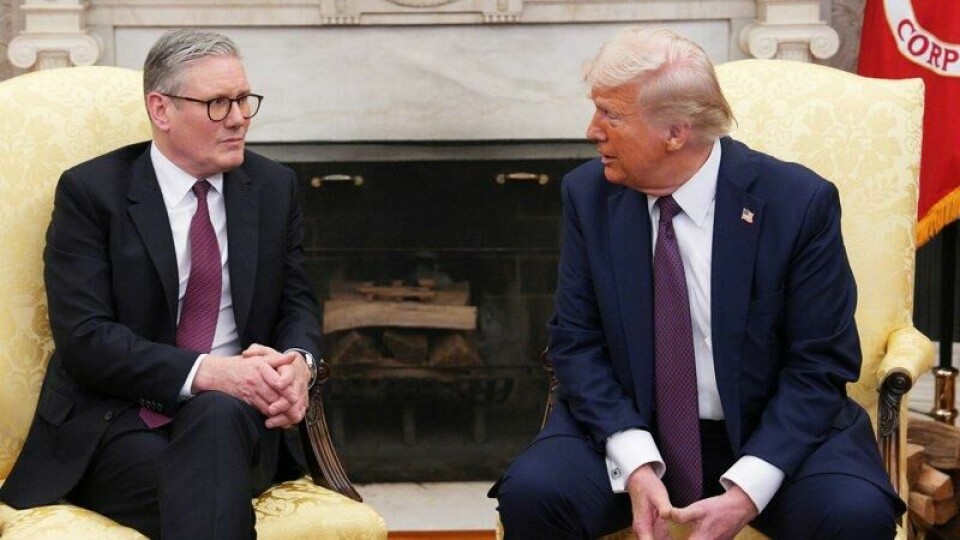 Donald Trump inviterte Keir Starmer til Det hvite hus. Donald Trump inviterte Keir Starmer til Det hvite hus. Foto: Carl Court / Pool via AP / NTB