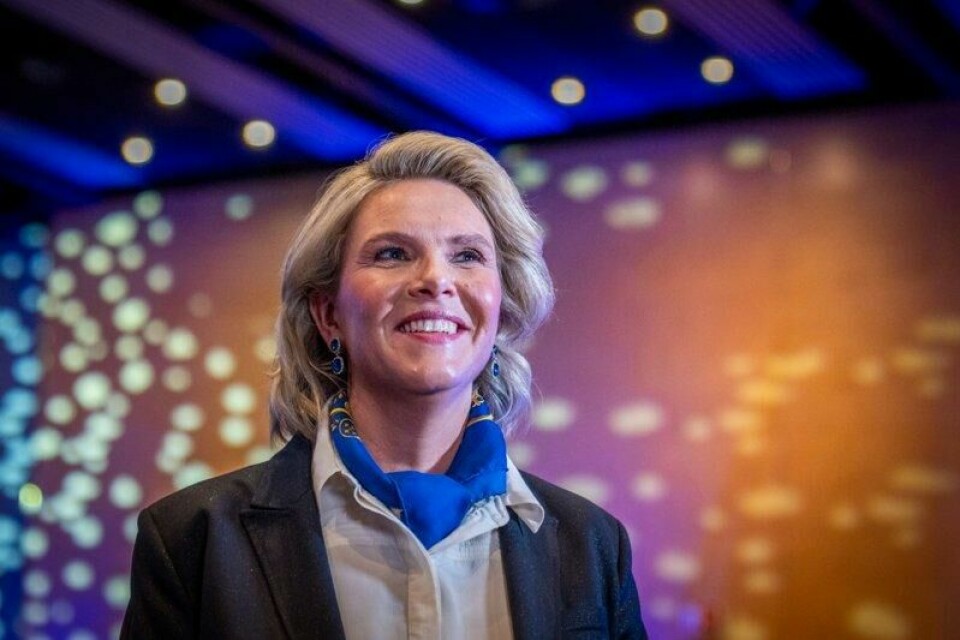 Partileder Sylvi Listhaug etter sin tale under Frps landsmøte på Gardermoen i vår. Partileder Sylvi Listhaug etter sin tale under Frps landsmøte på Gardermoen i vår. Foto: Heiko Junge / NTB