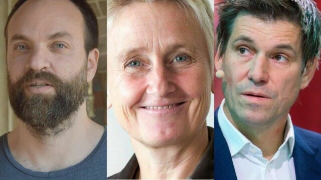 Økonomiprofessorene Magne Mogstad (f.v.), Karin Thorburn og Espen Henriksen reagerer på Oljefondets fokus på å «slå markedet».