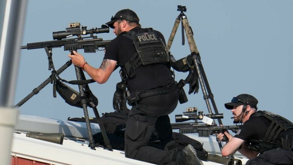 Election 2024 Trump Police snipers return fire after shots were fired while Republican presidential candidate former President Donald Trump was speaking at a campaign event in Butler, Pa., on Saturday, July 13, 2024. (AP Photo/Gene J. Puskar) Election 2024 Trump Police snipers return fire after shots were fired while Republican presidential candidate former President Donald Trump was speaking at a campaign event in Butler, Pa., on Saturday, July 13, 2024. (AP Photo/Gene J. Puskar)
