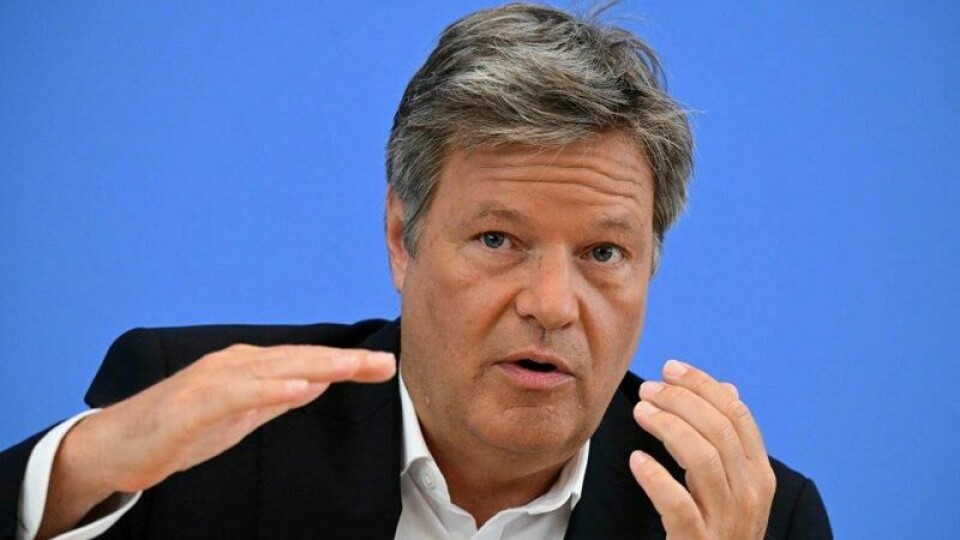 Robert Habeck under en pressekonferanse i Berlin i april. Robert Habeck under en pressekonferanse i Berlin i april. Foto: Tobias SCHWARZ / AFP
