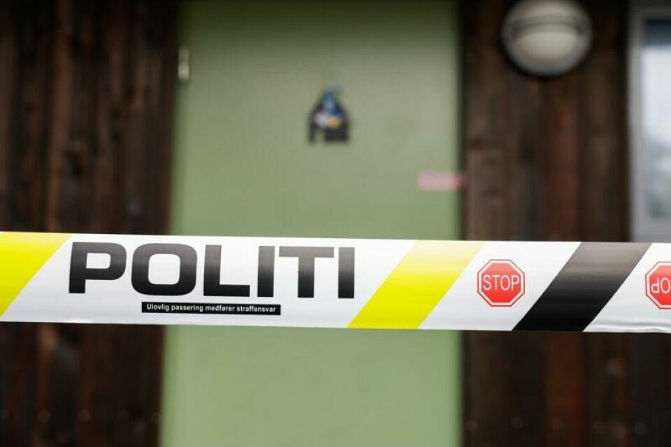 Det var i denne leiligheten mannen ble funnet død.