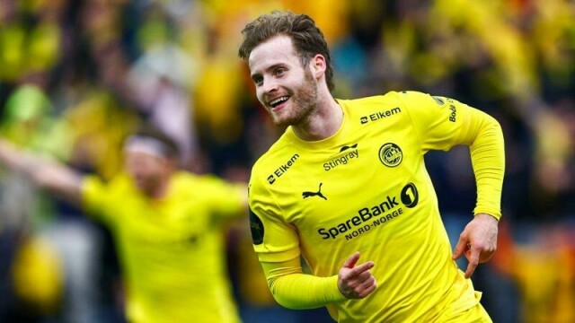 Ole Didrik Blomberg scoret to mål i Glimts 4-0-seier.
