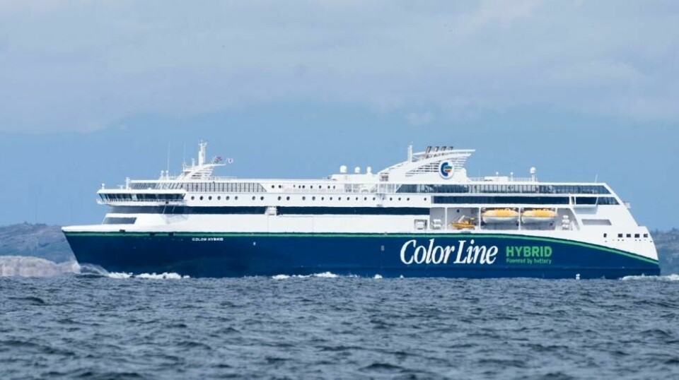 Color Line må midlertidig flytte avgangene til Strömstad fra Sandefjord til Larvik. Foto: Erik Flaaris Johansen / NTB