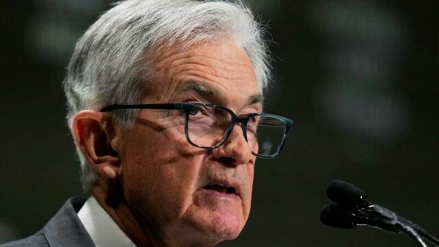 USAs sentralbanksjef Jerome Powell.