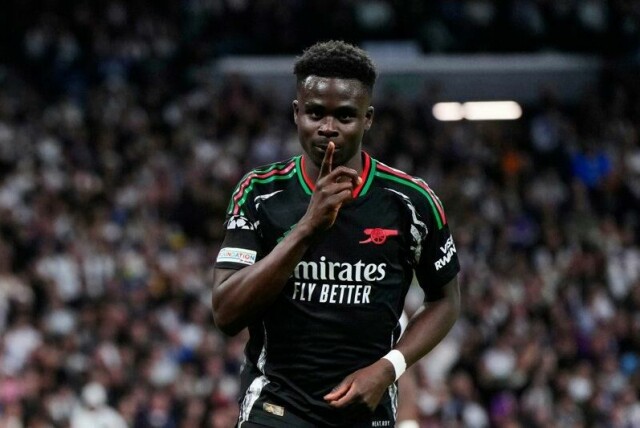 Bukayo Saka og Arsenal er klare for mesterligasemifinale.