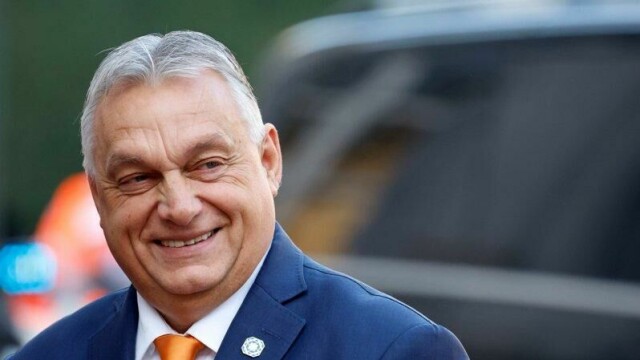 Ungarns statsminister Viktor Orban (bildet) gleder seg over at høyrenasjonalisten Karol Nawrocki vant presidentvalget i Polen.