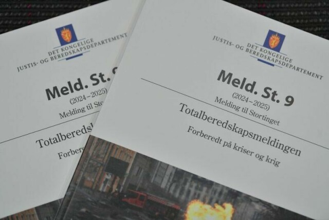 Forslaget ble vedtatt i forbindelse med totalberedskapsmeldingen.