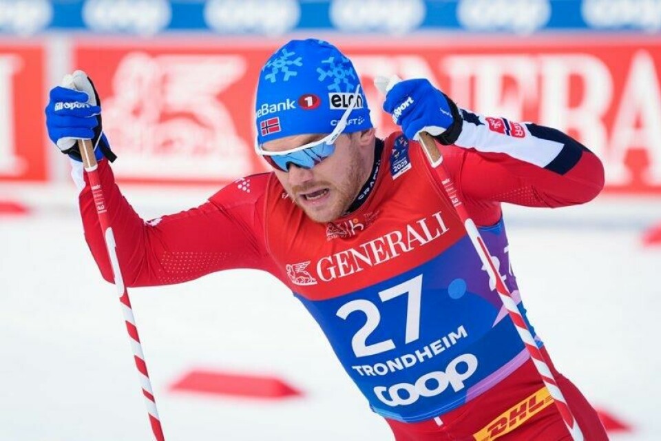 Håvard Solås Taugbøl under sprintprologen i ski-VM i februar. Håvard Solås Taugbøl under sprintprologen i ski-VM i februar. Foto: Terje Pedersen / NTB