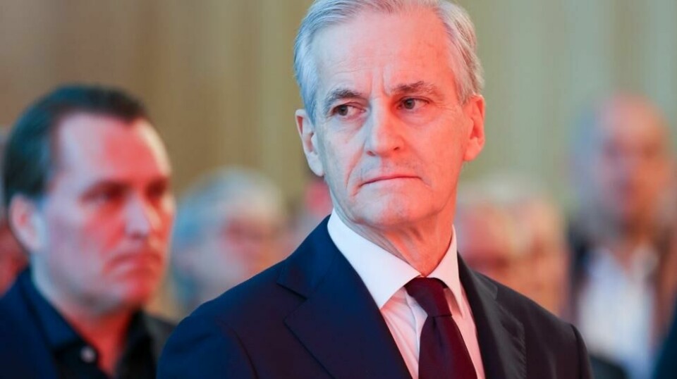 Statsminister Jonas Gahr Støre sier at NRK må ta stilling til Eurovision og vil ikke blande seg. Foto: Jan Langhaug / NTB