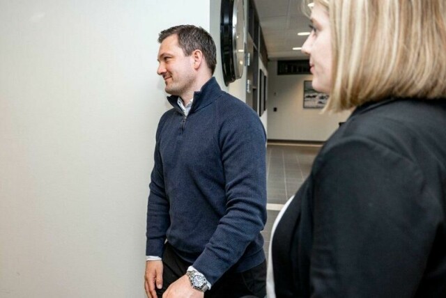 Martin Ingebrigtsen i Sør-Rogaland tingrett. Sør-Rogaland tingrett under dag 13 av straffesaken mot Gjert Arne Ingebrigtsen, far og tidligere trener til Jakob Ingebrigtsen og til datteren.