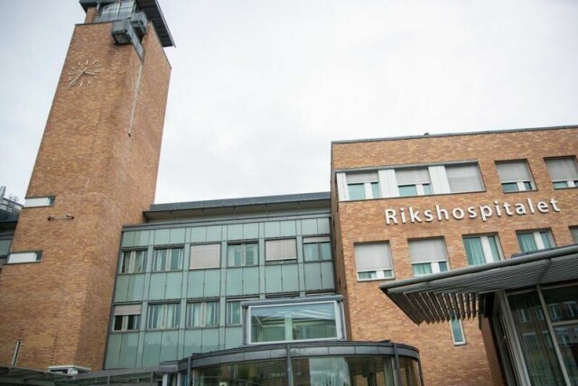Rikshospitalet er blant sykehusene som er rammet av feilen.