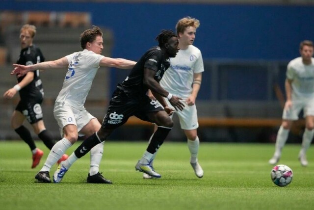 Alagie Sanyang skapte trøbbel for Gamle Oslos forsvar da Sarpsborg 08 tok seg videre i cupen.