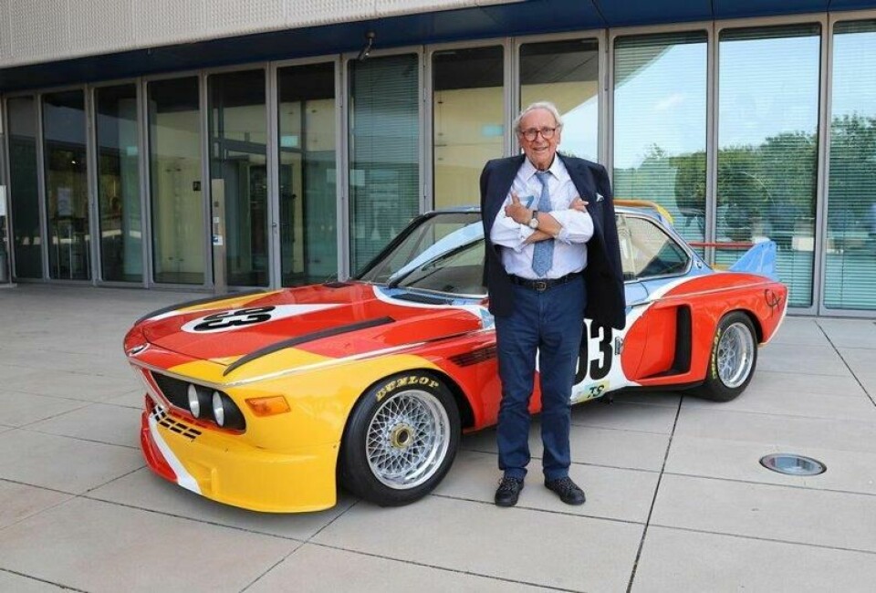 Hervé Poulain foran sin første Art Car fra 1975. Hervé Poulain foran sin første Art Car fra 1975. Foto: Ivar Engerud / Finansavisen