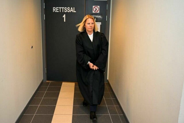 Aktor Ellen Mellemstrand Gimre under rettssaken mot Gjert Ingebrigtsen.