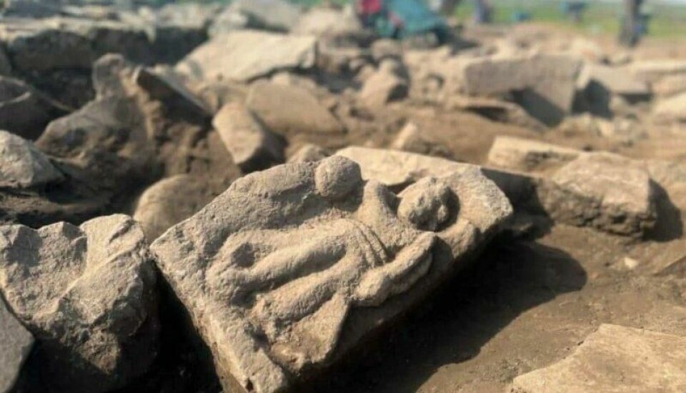 Inskripsjonen er nesten en halvmeter lang. (Foto: The Vindolanda Trust) Inskripsjonen er nesten en halvmeter lang. (Foto: The Vindolanda Trust) Foto: forskning
