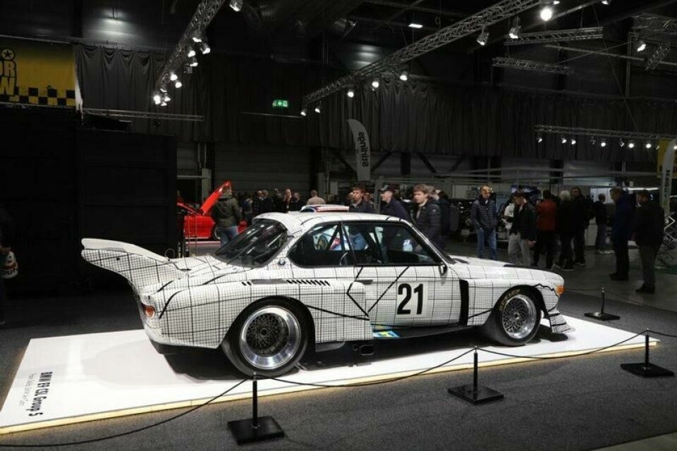BMW har vist mange biler fra samlingene på Oslo Motor Show de seneste årene, og i fjor var #2, Frank Stellas 1976 3.0 CSL blant objektene på Lillestrøm. BMW har vist mange biler fra samlingene på Oslo Motor Show de seneste årene, og i fjor var #2, Frank Stellas 1976 3.0 CSL blant objektene på Lillestrøm. Foto: Ivar Engerud / Finansavisen