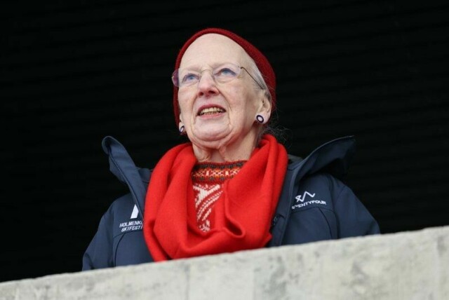 Danmarks dronning Margrethe er utskrevet fra sykehuset og i god form, opplyser det danske kongehuset. Dette bildet er fra da hun var i Holmenkollen for et drøyt år siden.