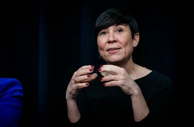 Ine Eriksen Søreide (H) syns at tonen mellom statsminister Jonas Gahr Støre og Donald Trump virket fin.