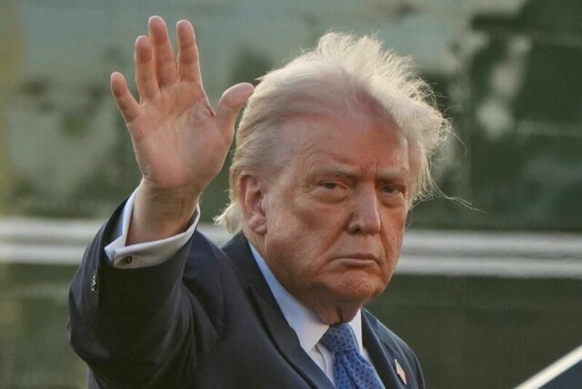 President Donald Trump snakker om utsiktene for handelskrigen med Kina i et stort intervju med Time magazine.