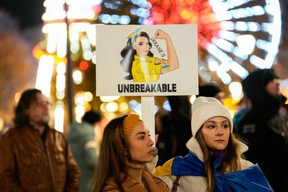 Den norske støtten til Ukraina er viktig for Ukraina, men den er også helt avgjørende for Norge, skriver Brenna. Den norske støtten til Ukraina er viktig for Ukraina, men den er også helt avgjørende for Norge, skriver Brenna. Foto: Javad Parsa / NTB