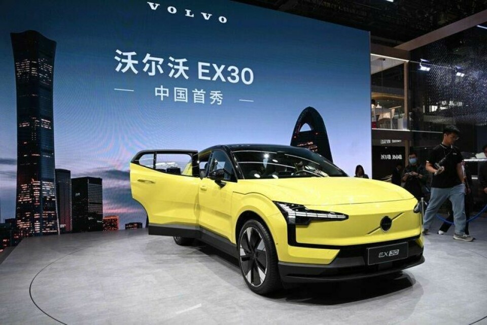 Volvo EX30 er en av modellene bilutleieselskapet Hertz i Norge nå kjøper inn. Volvo EX30 er en av modellene bilutleieselskapet Hertz i Norge nå kjøper inn. Foto: Jade Gao / AFP / NTB