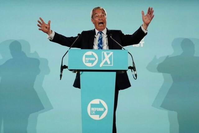 Nigel Farage ytterliggående høyreparti Reform UK er på frammarsj i Storbritannia og ventes å ha gjort det godt i torsdagens lokalvalg.