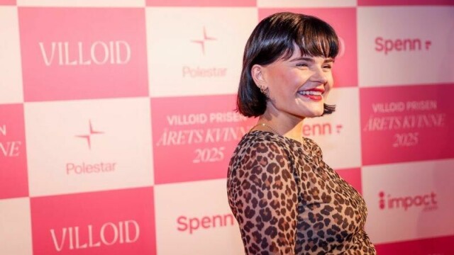Ulrikke Brandstorp fødte natt til 1. mai. Her er hun under utdelingen av Villoid-prisen i mars.
