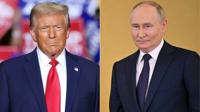 USAs president Donald Trump og Russlands president Vladimir Putin.