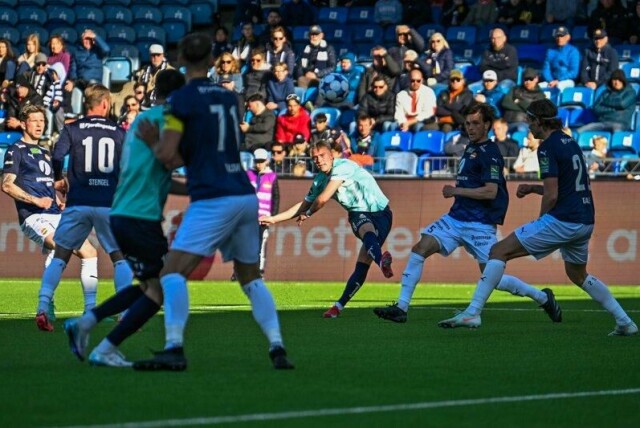 Ruben Alte utlignet for Kristiansund med en perlescoring mot Strømsgodset.