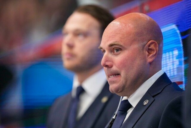 Landslagstrener Tobias Johansson kunne smile for seier over Frankrike fredag. Bildet er fra tidligere i år.