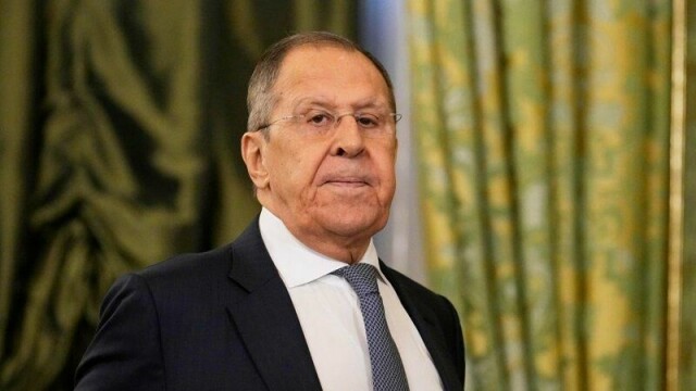 Russlands utenriksminister Sergei Lavrov gikk kraftig ut mot Ukraina fredag.