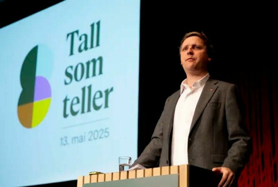 Utviklingsminister Åsmund Aukrust talte på Litteraturhuset i Oslo tirsdag. Utviklingsminister Åsmund Aukrust talte på Litteraturhuset i Oslo tirsdag. Foto: Fartein Rudjord / Norad