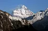 Nanda Devi-fjellet sett fra byen Auli i delstaten Uttarakhand i Himalaya. Arkivfoto fra 2014. NTB Scanpix/REUTERS/