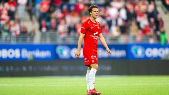 Felix Horn Myhre og Brann er ute av cupen. Arkivfoto: Annika Byrde / NTB